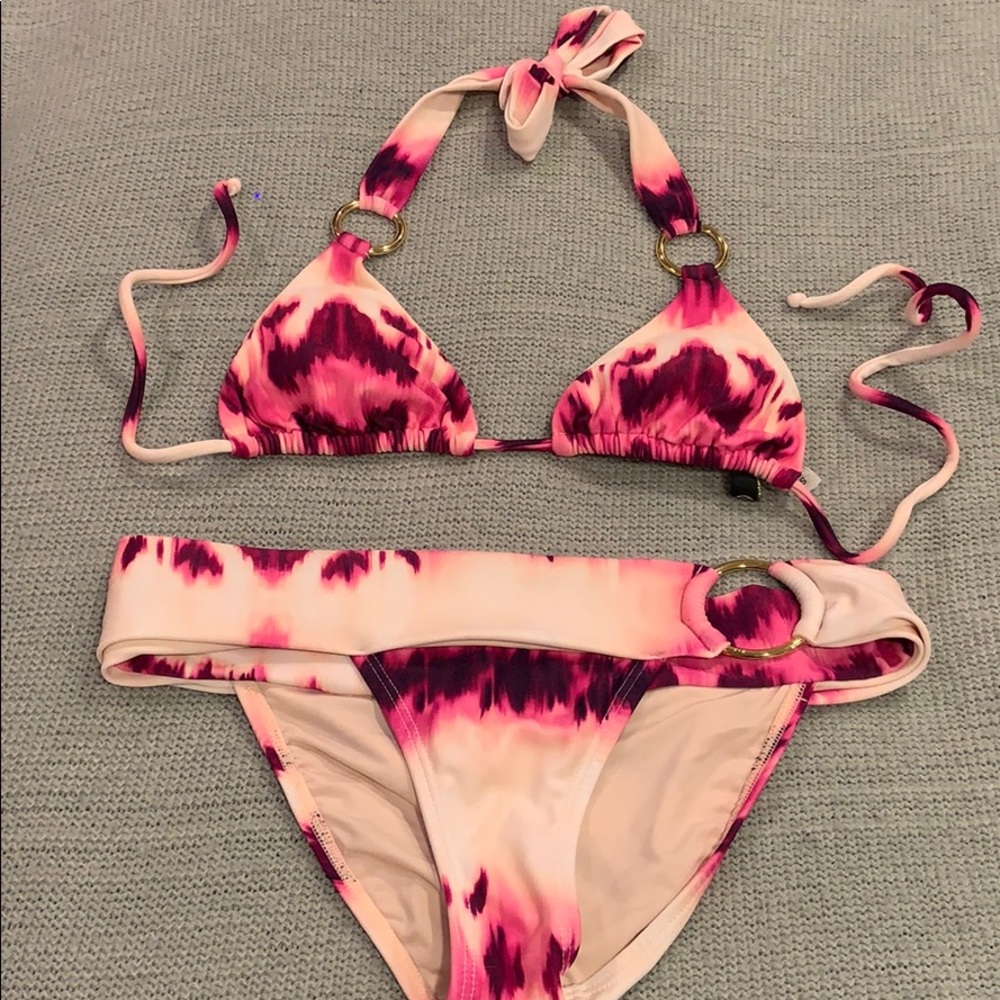 Vix pink tie dye bikini (set)